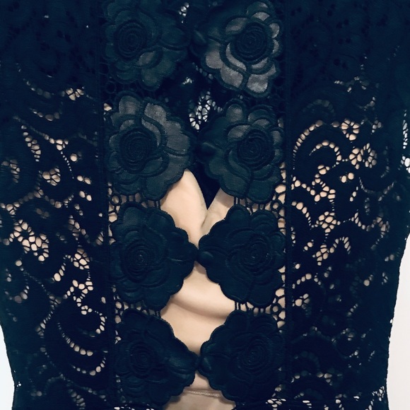 B. Darlin black lace dress NWT - Picture 3 of 5